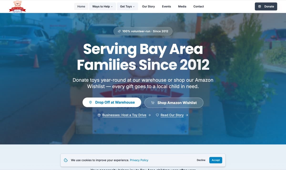 Joey's Toy Drive